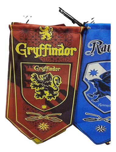 Banderin Casas Harry Potter Estandarte Gryffindor Slytherin 0