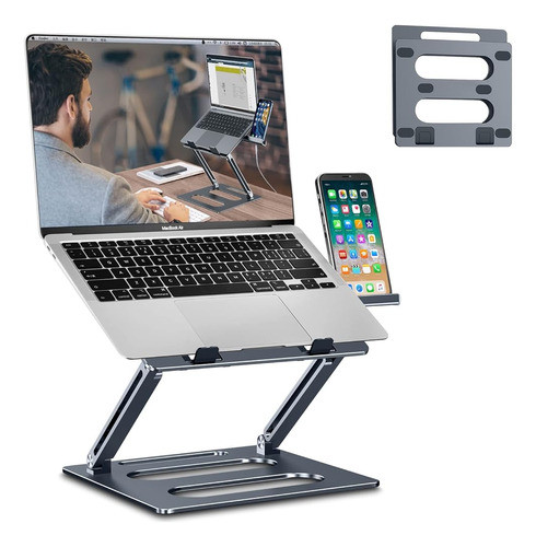 Xuenair Laptop Stand Para Escritorio Ajustable, Soporte Pleg 0