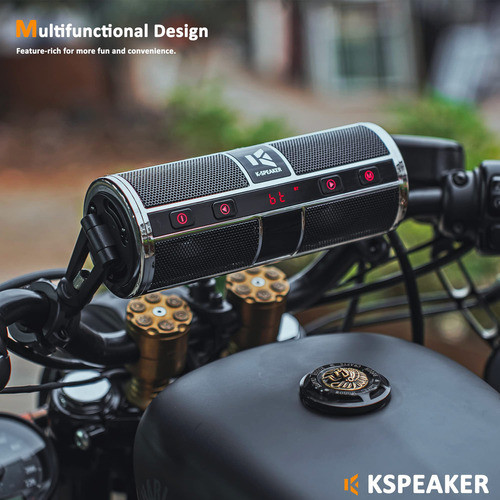 Kspeaker Altavoces Para Motocicleta, Bluetooth Impermeable, 1