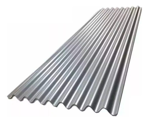 Chapa Techo Metalica Sinusoidal Acanalada (2.76x0.86) C 0