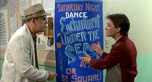 Afiche Volver Al Futuro Back To The Future Encanto Baile 1