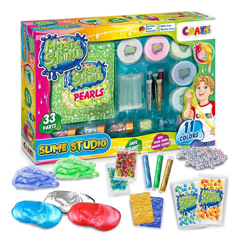 Fabrica De Slime Kit Sensorial Texturas Laboratorio Masas 0