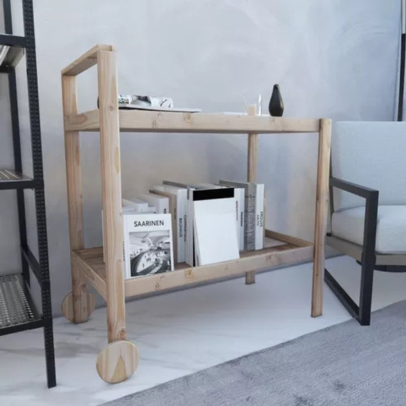 Carro De Serviço P/ Restaurante Hotel Pousada Madeira Pinus 1