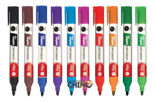Combo Fibron Para Pizarra Filgo 058 En Estuches X10 Colores 1