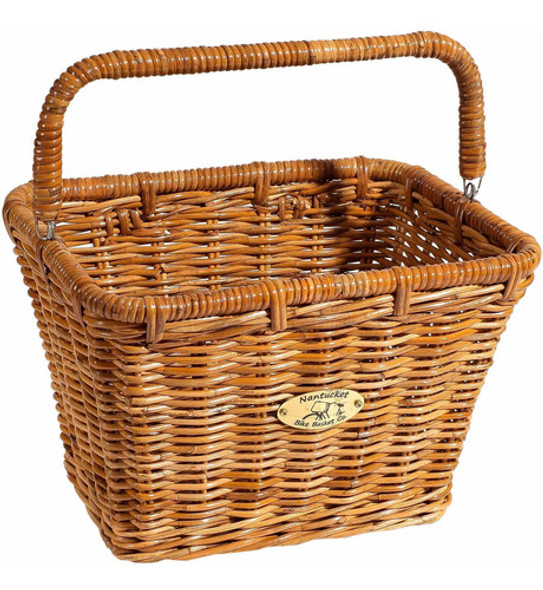 Dutch Cisco Rectángulo Grande De Nantucket Cesta Delantera. 0