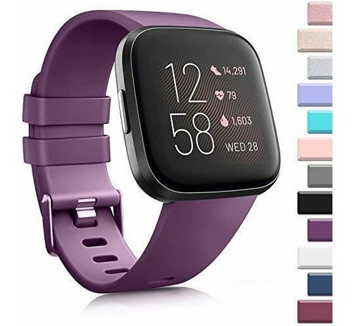 Malla Para Fitbit Versa Purple / - Large 0