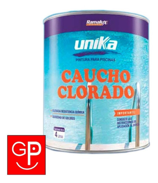 Pintura Para Piscina Caucho Clorado Arena 20 Litros H Y T 1