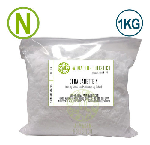 Cera Lanette N Emulsionante O/w Cosmetica Natural 1 Kilo Kg 0