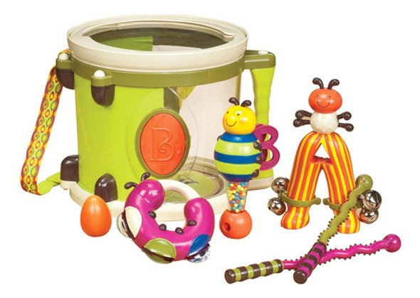 Juego De Tambores Portátil Para Niños Desde 18 Meses 0