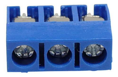 Bornera 3 Vías 10a P/pcb 10.3x15x7.6mm P: 5mm - Pack 100 0