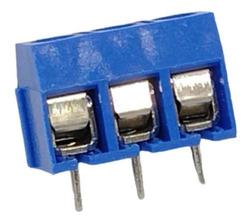 Bornera 3 Vías 10a P/pcb 10.3x15x7.6mm P: 5mm - Pack 100 1