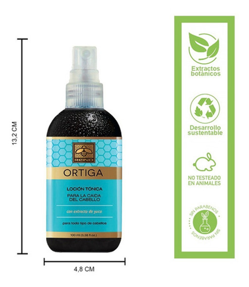 Loción Tonica Con Ortiga Para La Caida Del Cabello - Reino 1