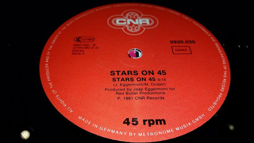 Stars On 45 Stars On 45 Vinilo Maxi Germany Clasico Mix 1981 1