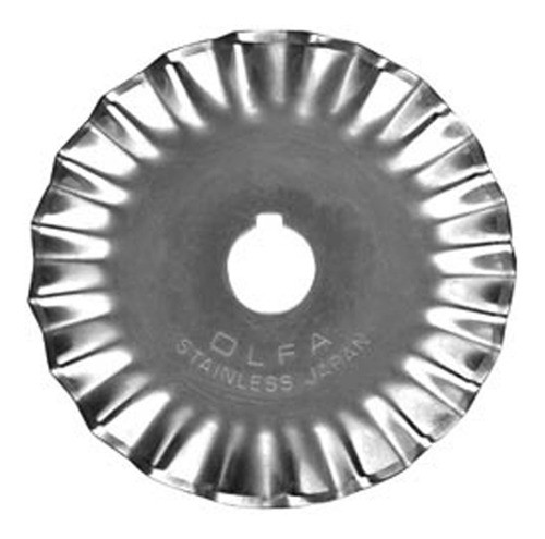 Olfa Pib45-1 Hoja De Pinking De Acero Inoxidable De 45 Mm, P 1