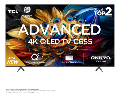 Smart Tv Tcl 55  C655 Qled 4k Hdmi Hdr Usb Google Tv 1