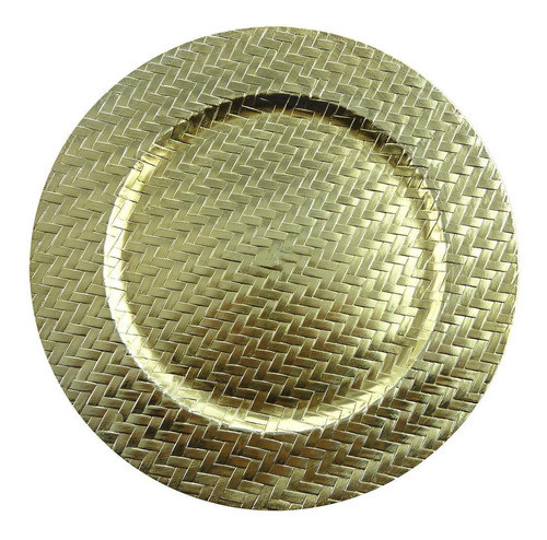 Sousplat Trançado Sp14744 Dourado - Mimo Style 0
