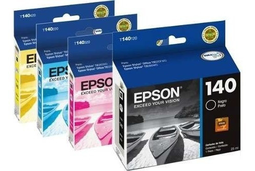 Kit Cartucho Epson 140 4cores Original 0