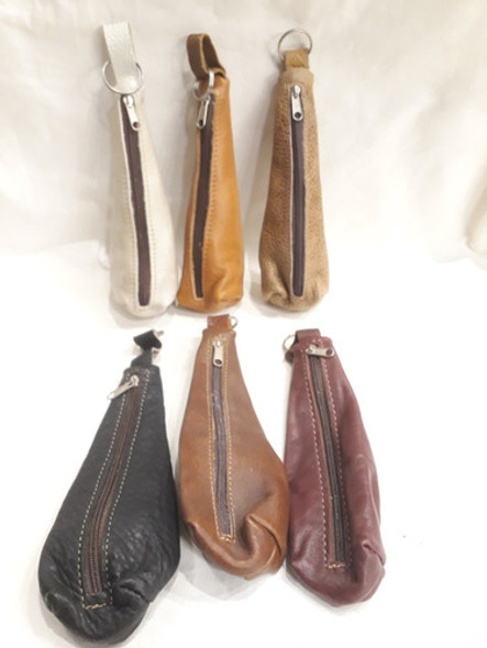 Llaveros Monederos Cono  Con Cierre Pack Por 12 Unidades 1