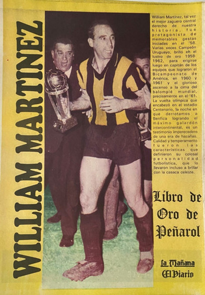Poster Peñarol Del Libro De Oro 1991 William Martínez Ez2c 0