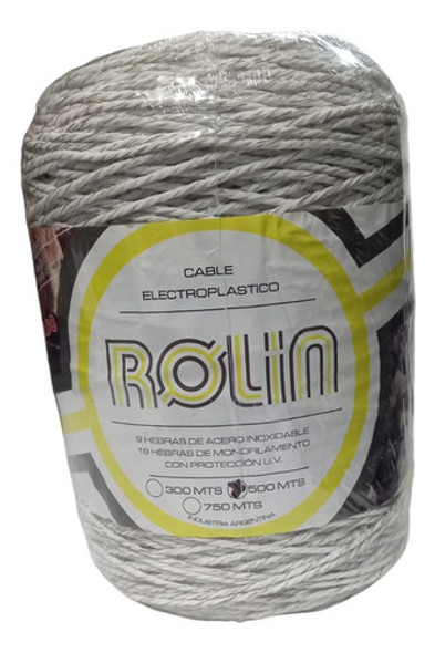 Electropiolín Reforzado 9 Hebra 500mts Hilo Electroplástico 0