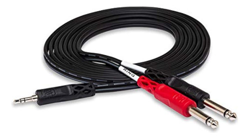 Cable De Conexión Estéreo Hosa Cmp-153 Trs De 3,5 Mm A Doble 0