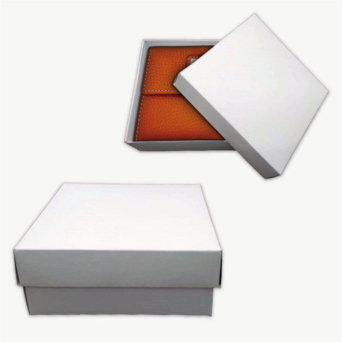 Cajas Para Billeteras Monederos Regalos Blancas  Pack X 25 0