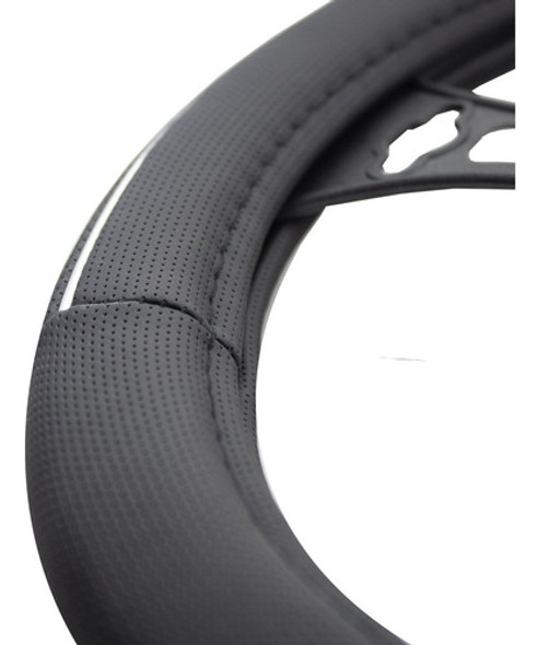 Cubre Volante 38cm Detalle Negro 1