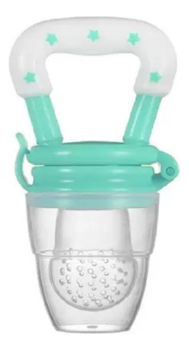 Chupeta Verde Alimentadora Mordedor Silicone Fruta Bebê 0