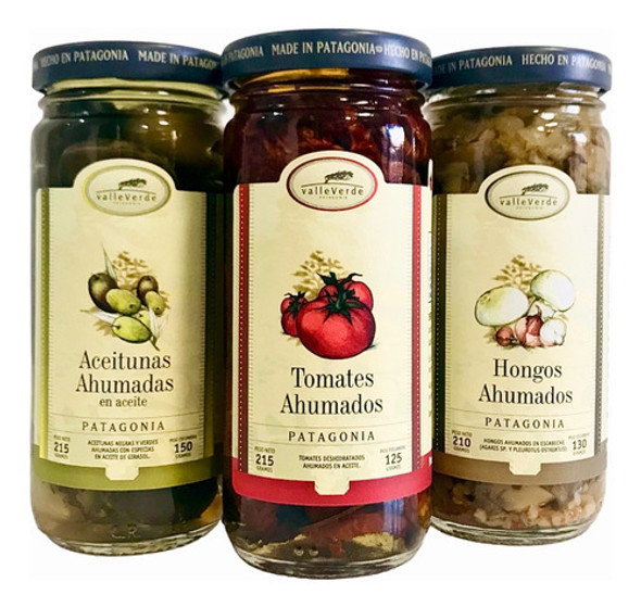 Aceitunas, Tomates Y Hongos Ahumados Valleverde Patagonia 0