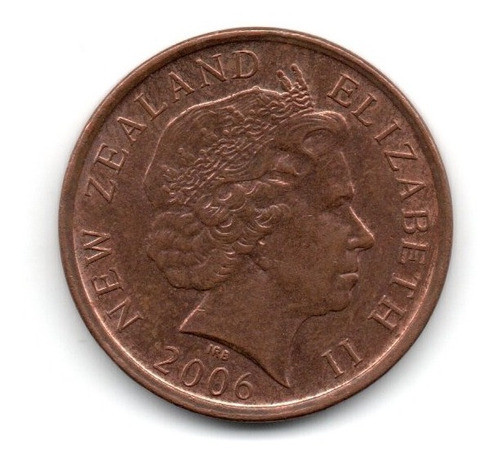 Nueva Zelanda Moneda 10 Cents Año 2006 Km#117a 1