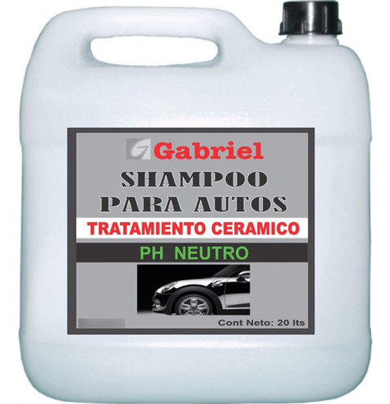 Shampoo Ph Neutro Tratamiento Ceramico De  Autos 20 Litros 0