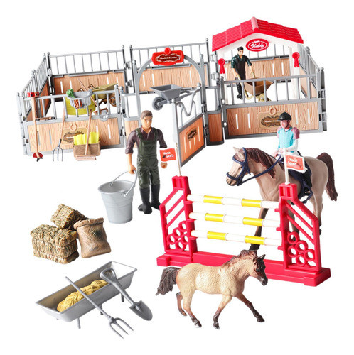 Cavalo E Cavaleiro Playset Brinquedos Equestres Realistas 0