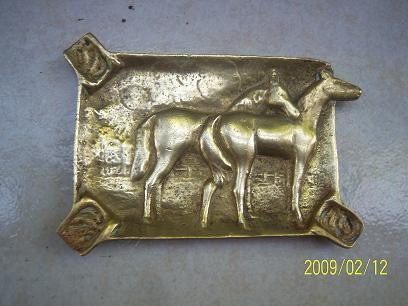 Cenicero De Bronce Antiguo 1