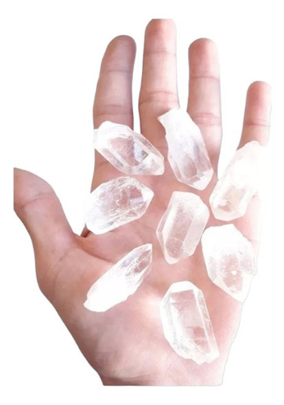 Cuarzo Cristal. Piedra Natural. Transmite Y Potencia Energía 0