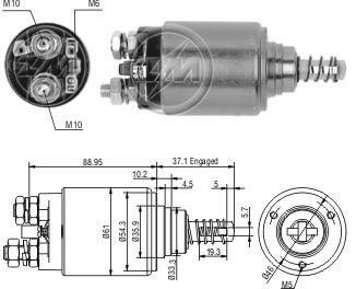 Solenoide O Automatico Mercedes Benz 24v Zm 645 0