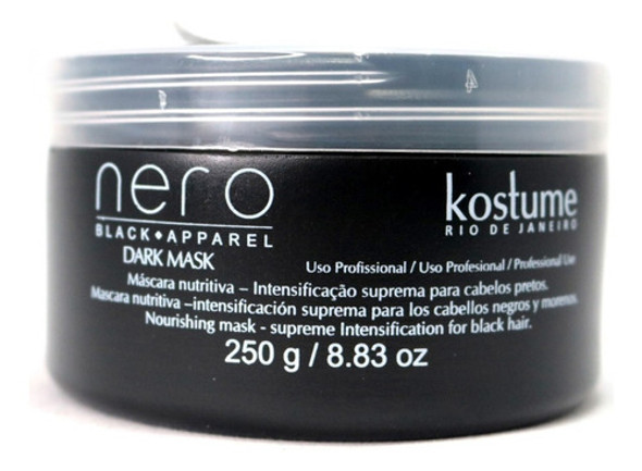 Kostume Mascara Intensificadora Nera X 250gr Cabello Negro 0 Kostume Mascara Intensificadora Nera X 250gr Cabello Negro 0