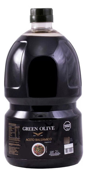 Aceto Balsamico Green Olive Tipo Modena 2 Litros 0
