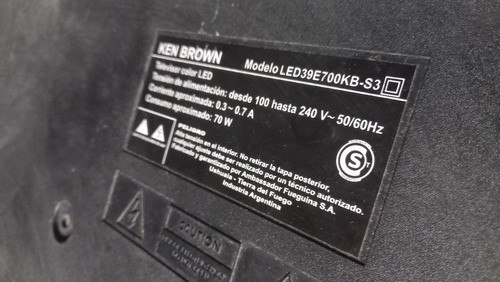 Placa Inverter Kenbrown Led39e700kb-s3 1