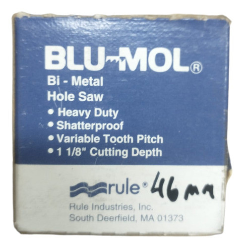 Sierra Copa Bimetalica Bu-mol 1-13/16   46mm Nro 529 1