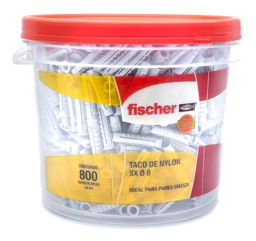 Balde Por 800 Tarugo Sx 8 Mm Fisher Fischer Nylon 0