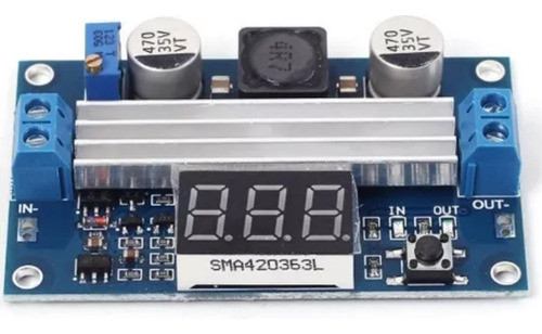 Módulo Step-up Elevador Dc-dc C/display 6a 100w Lct1871 1