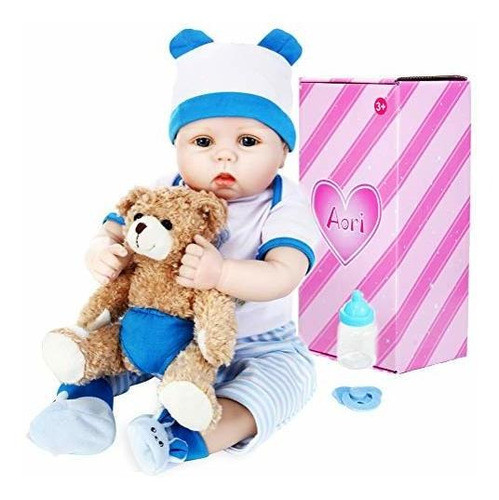 Muñeca Realista Renacida Realista Aori Baby Boy 22 Pulgadas 0