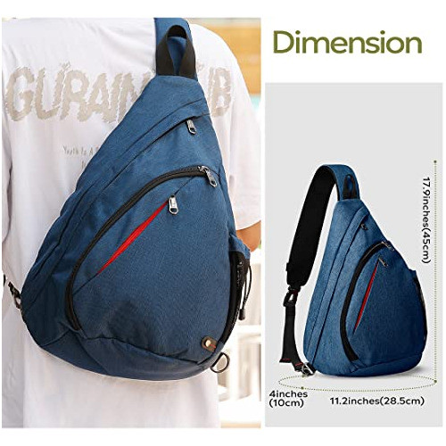 Sling Bag Outdoormaster Versatil Y Compacta - Dark Blue 1