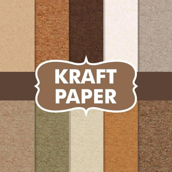 Kit Imprimible Kraft Paper Pack 10 Fondos Ver Promo 0