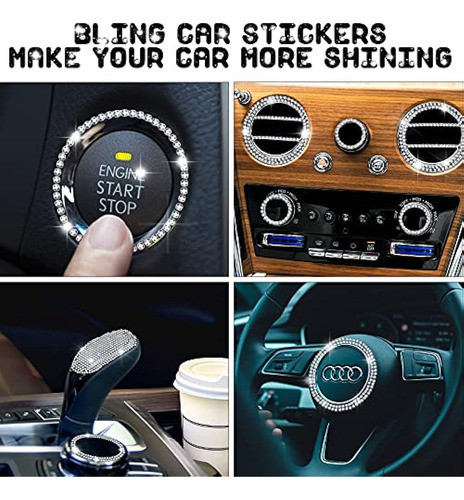 10 Hojas 8500 Piezas Bling Car Stickers Diy Car Decoration S 0