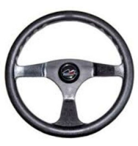 Volante Náutico Preto 34cm Multiflex Barco Bass Boat Lancha 0