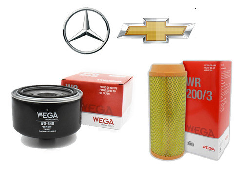 Kit Filtros Aire Y Aceite Nissan Frontier 2.8 Mwm Sprint 0