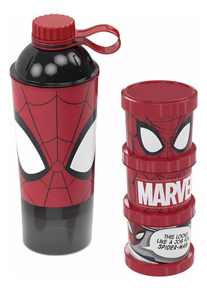 Kit Shakeira E Potes 3 Em 1 Homem Aranha Plasútil 0