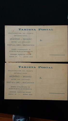 Tarjetas Postales Lote 1er Dia Emision 1