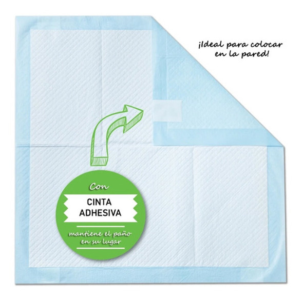 Alfombra Sanitaria Paño Pet Mais® Perros Eco Pads X120 Unid 1